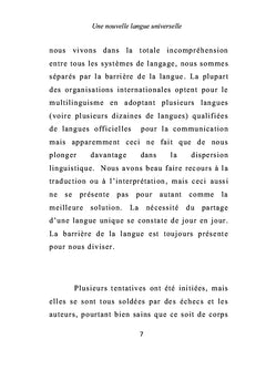 Une nouvelle langue universelle par la voie d'une entente universelle