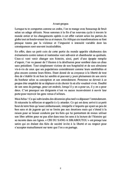 Cri du sang à Sikaboutou
