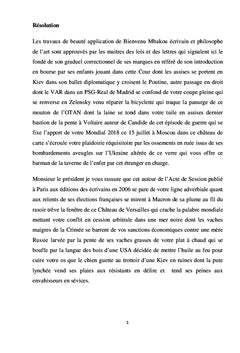 L'Arrêt Voltaire