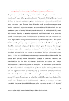 Lorsque Jo s'est rendu compte que l'argent ne peut pas acheter tout