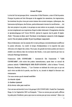 Chronique des Élévations