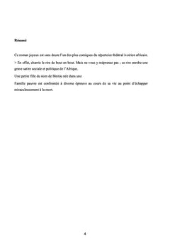 La mésaventure de Bintou