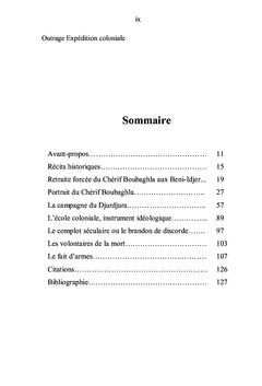 Outrage Expédition coloniale