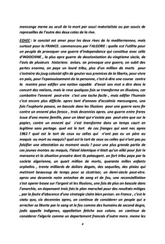 Chronologie, mensonge et échec de la guerre d'Algérie