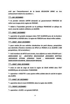 Chronologie, mensonge et échec de la guerre d'Algérie