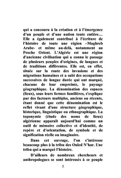 Lueur sur les Ouled N'har