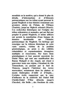 Lueur sur les Ouled N'har