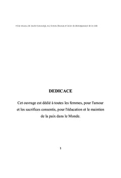 Femme : Levier de développement économique et de promotion de la paix