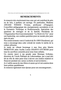 Femme : Levier de développement économique et de promotion de la paix
