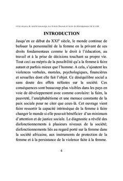 Femme : Levier de développement économique et de promotion de la paix