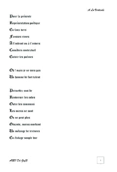A La Verticale