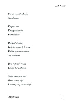 A La Verticale