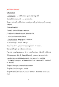Méditation facile