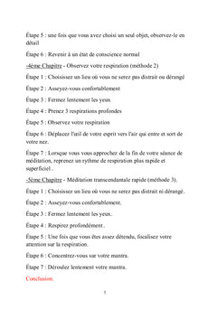 Méditation facile