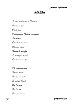 Lettres à Misukina