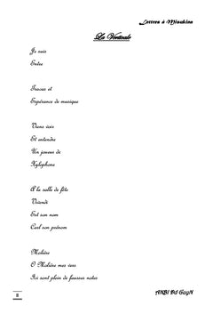 Lettres à Misukina