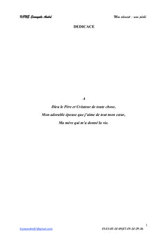 Mon aliment : mon péché