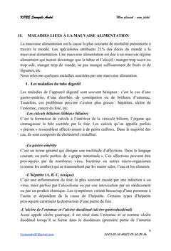 Mon aliment : mon péché