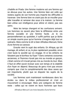 Les trois beautés d'une femme