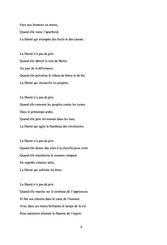 La liberté n'a pas de Prix