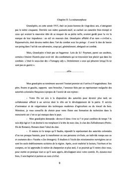 Histoires du Sud-est de Madagascar