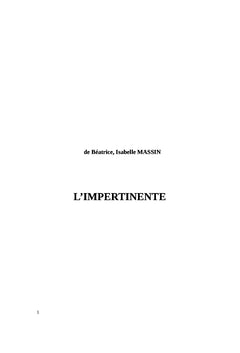 L'IMPERTINENTE