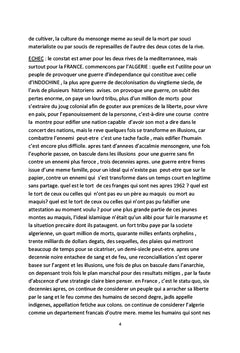 Chronologie, mensonge et échec de la guerre d'Algérie