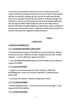 Chronologie, mensonge et échec de la guerre d'Algérie