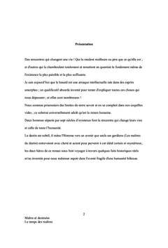 Maîtres et destinées