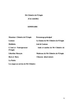 Mr Chimère de l'Utopie