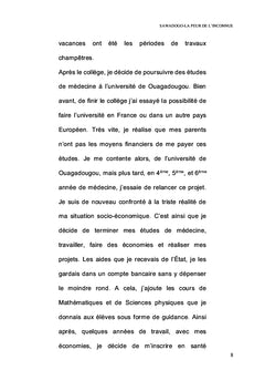La peur de l'inconnue