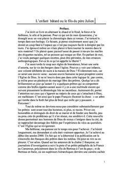 Moi, le fils bâtard du père Julien