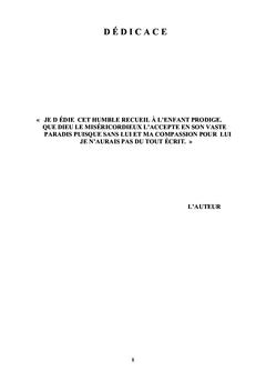 L'enfant Prodige est là ! - L'enfant Prodige n'est plus !