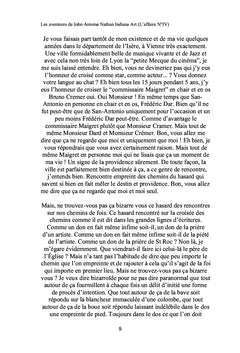 Les aventures de John Antoine Nathan Indiana Art (L'affaire N°IV)