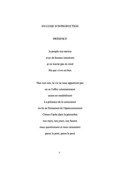 À propos de la parousie