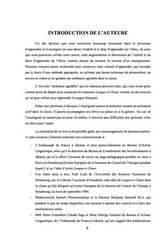Langue et Chant