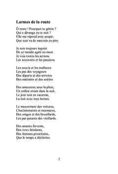 LARMES DE LA ROUTE