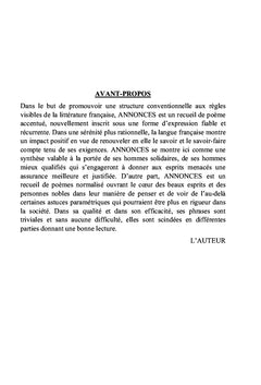 Annonces