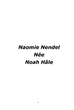 Naomi Nendel Née Noah Hâle