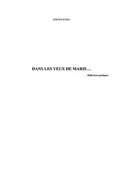 Dans les yeux de Marie...