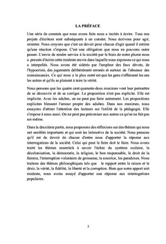 Maximes morales suivi des réflexions et de l'expression de la pensée