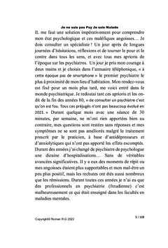 Je ne suis pas Psy Je suis Malade