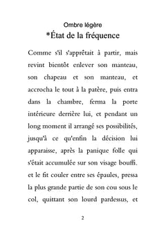 Ombre légère