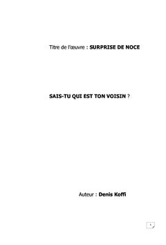 Surprise de Noces