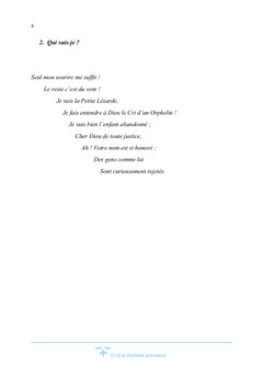 Cri d'un orphelin prématuré