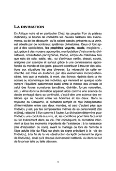 Les systèmes divinatoires dans le Danxomè