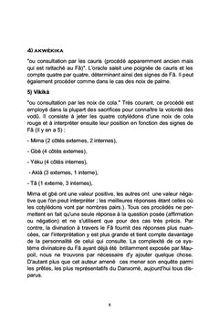 Les systèmes divinatoires dans le Danxomè