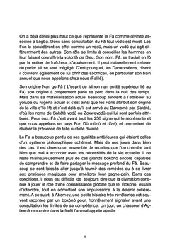 Les systèmes divinatoires dans le Danxomè