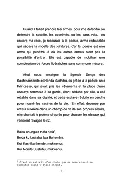 Les chants d'un pseudo-africain