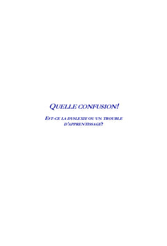 Quelle Confusion!